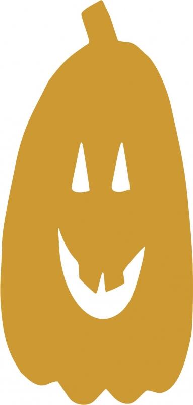 Jack O' Lantern Tall Laser Cut Appliques