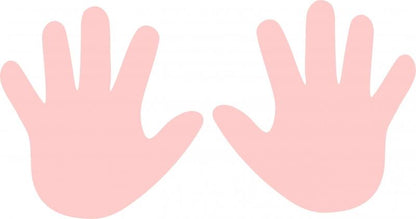 Hands Laser Cut Appliques