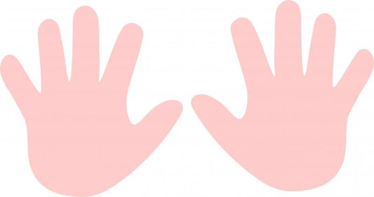 Hands Laser Cut Appliques