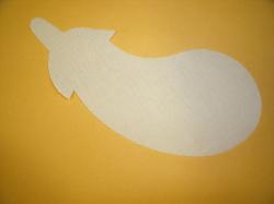 Eggplant/Squash Laser Cut Appliques