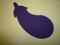 Eggplant/Squash Laser Cut Appliques