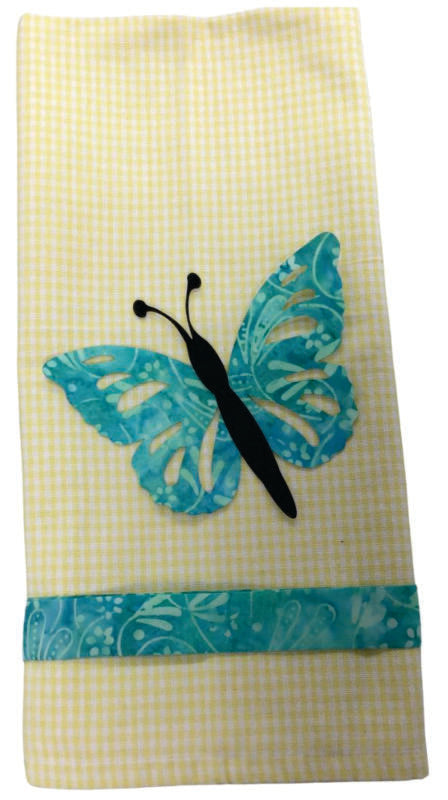 Towel Applique Kit - Butterfly