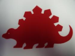 Dinosaur - Stegosaurus Laser Cut Appliques