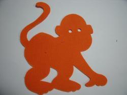Monkey Laser Cut Appliques