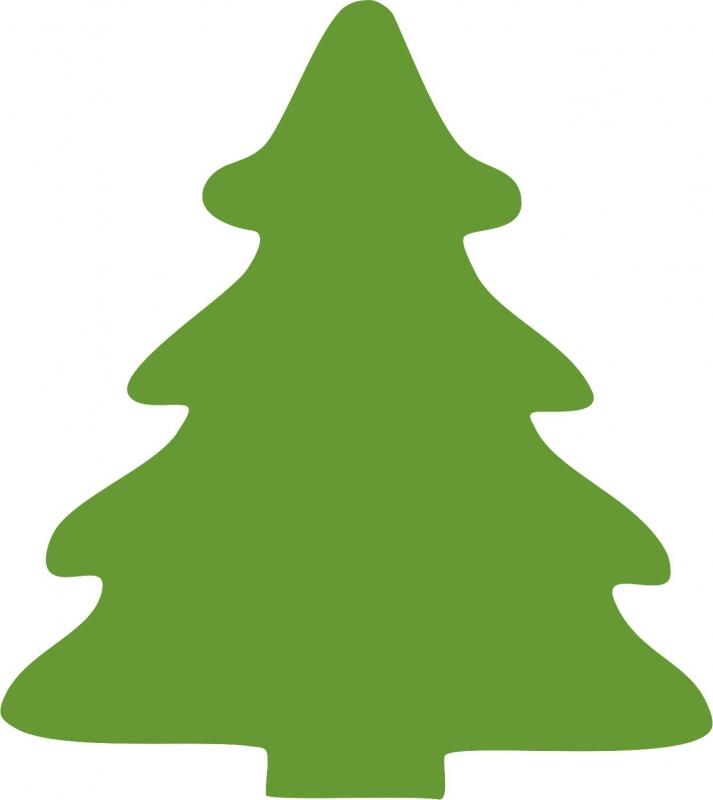 Christmas Tree Laser Cut Appliques