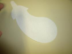 Eggplant/Squash Laser Cut Appliques
