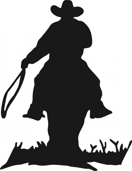 Cowboy - Cody Silhouette Laser Cut