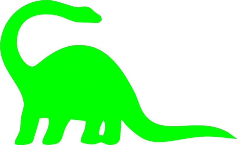 Dinosaur - Apatosaurus Laser Cut Appliques