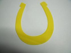 Horseshoe Laser Cut Appliques (Size: 6"H, Color: Yellow )