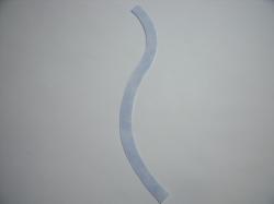 Flower Stem Laser Set of 2 (Size: 8"H, Color: Tonal - Pastel Blue)