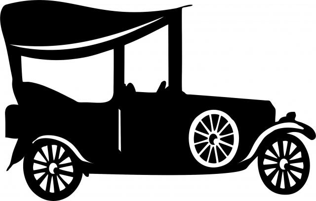 Antique Vintage Ford Classic Silhouette Laser Cut Appliques