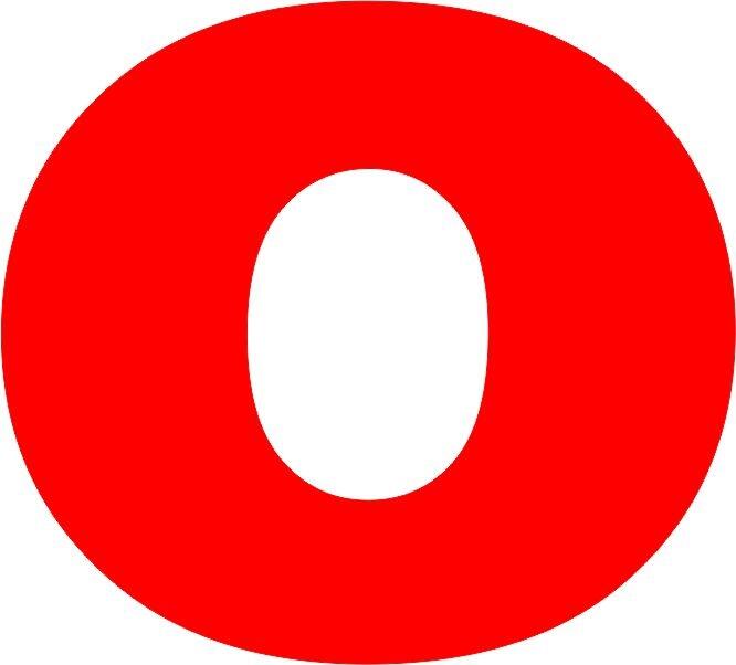 Letter - "o" Lowercase Laser Cut Appliques