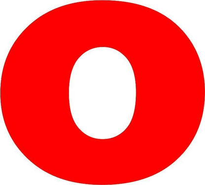 Letter - "o" Lowercase Laser Cut Appliques