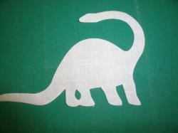Dinosaur - Apatosaurus Laser Cut Appliques