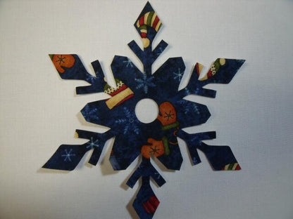 Snowflake Design #5 Laser Cut Appliques