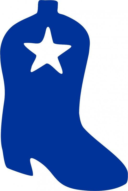 Cowboy Boot Laser Cut Appliques