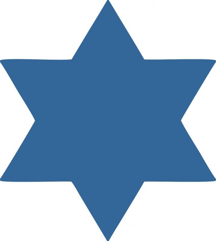 Star of David Die Cut Appliques