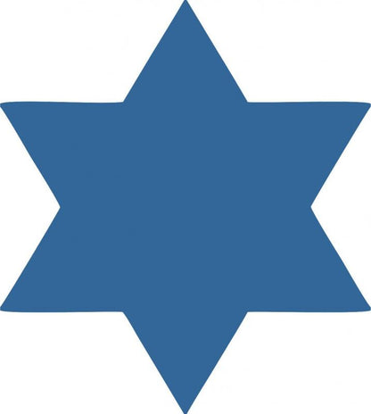 Star of David Die Cut Appliques