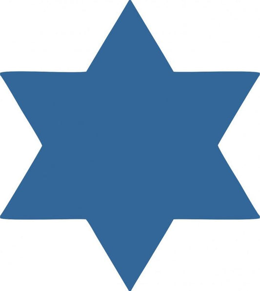 Star of David Die Cut Appliques