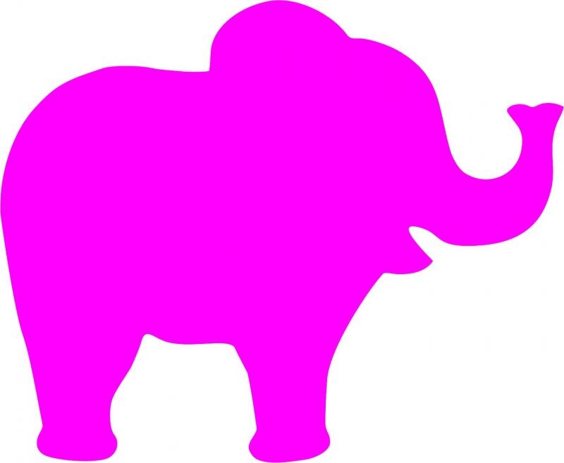Elephant Laser Cut Appliques