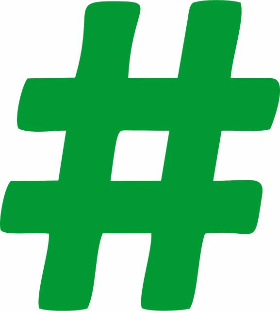 Hashtag-Number Sign Silhoustte