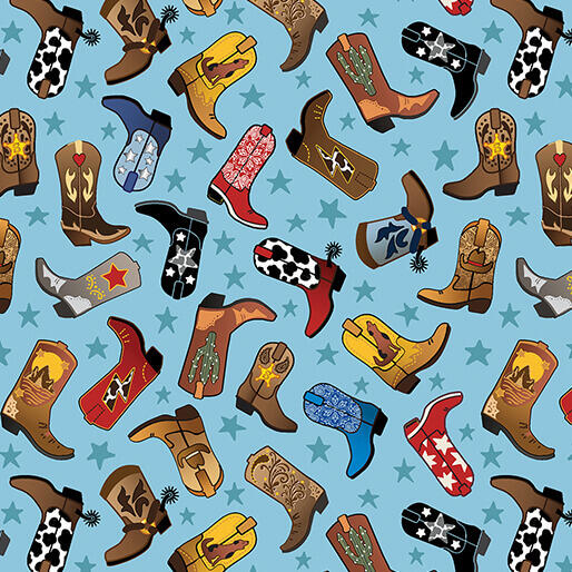 Lil Buckaroos - Blue Boots