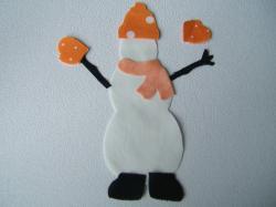 Christmas Snowman Laser Cut Appliques