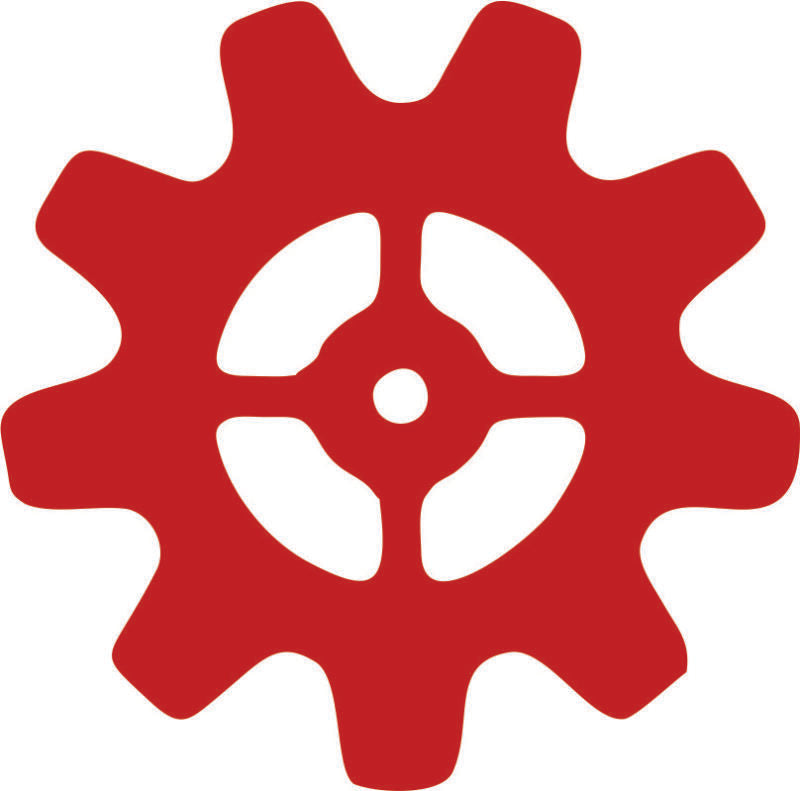 Gear #3 Silhouette Laser Cut Appliques