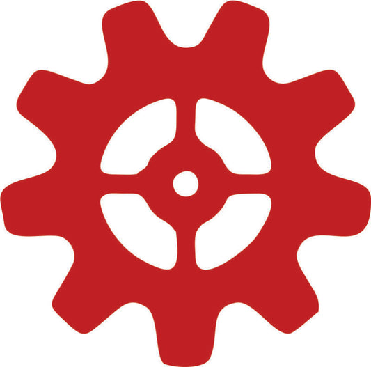Gear #3 Silhouette Laser Cut Appliques