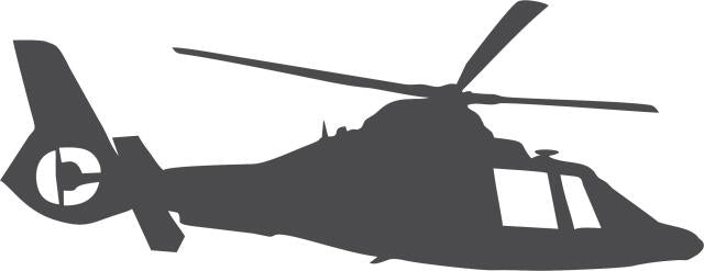 Silhouette - Dolphin 65 Helicopter