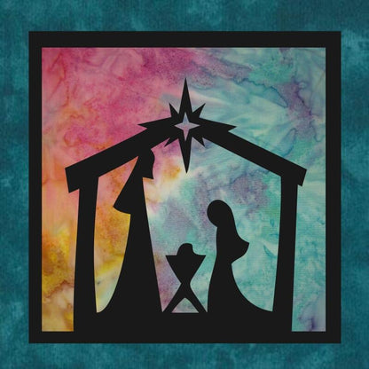 Nativity Scene Silhouette Laser Cut