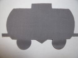 Train Tank Car Laser Cut Appliques