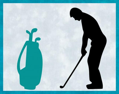 Kit - Mug Rug -  Golfer - Male