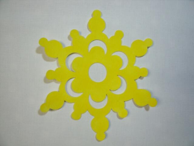 Snowflake Design #3 Laser Cut Appliques