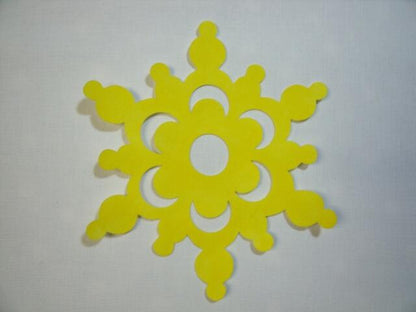 Snowflake Design #3 Laser Cut Appliques