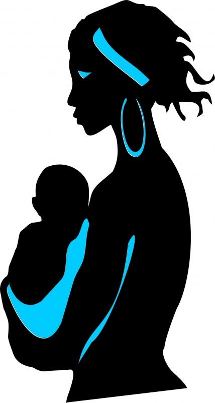 African Woman - Malaika Silhouette Laser  Cut Appliques