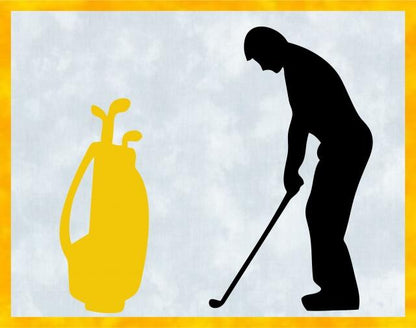 Kit - Mug Rug -  Golfer - Male