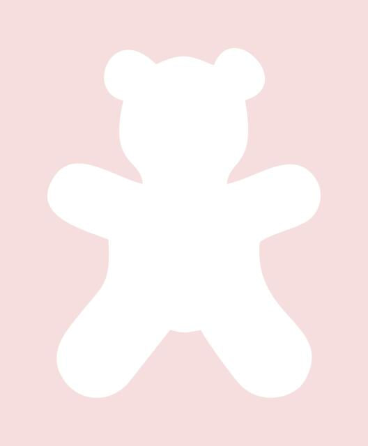 Teddy Bear Laser Cut Appliques