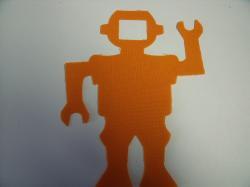 Robot Laser Cut Appliques