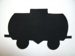 Train Tank Car Laser Cut Appliques