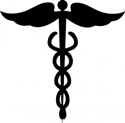Medical Symbol Laser Cut Appliques