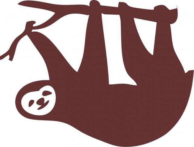 Sloth #2 Laser Cut Appliques