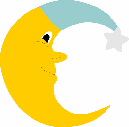 KIT - Sleepy Moon Applique