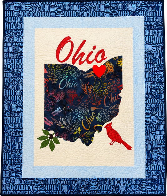 My Heart is in Ohio Quilt KIT