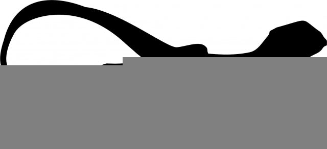 Lizard Laser Cut Silhouette  (Size: 9"W, Direction: facing right)