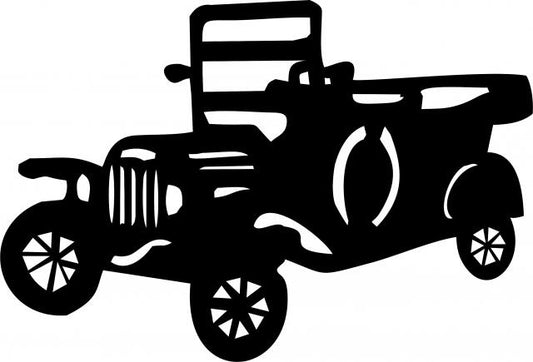 Antique Vintage 1910's Convertible Silhouette Laser Cut Appliques (Size: with FUSIBLE -  8"H, Direction: facing left)