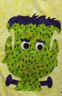 KIT - Frankenstein Laser  Cut Appliques (Price: 12"H)