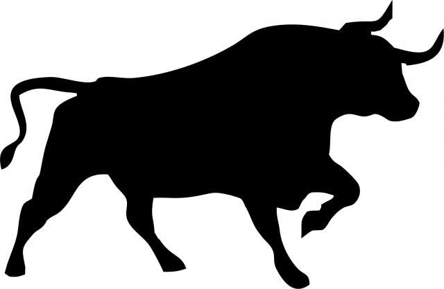 Taurus Silhouette Laser Cut Applique (Size: 8"W, Color: facing right)