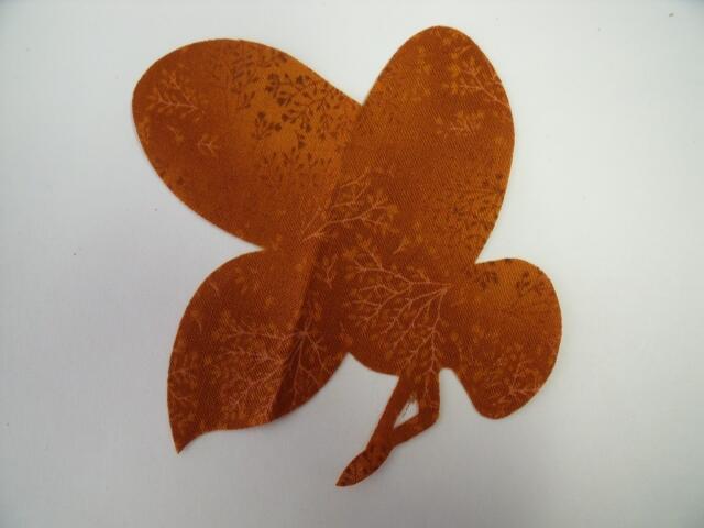 Bee Laser Cut Appliques (Size: 4"W , Color: Blue , Direction: Facing right)