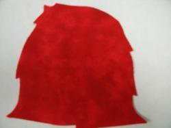 Haystack Laser Cut Appliques (Size: with FUSIBLE - 6"W, Color: Tonal - Red)
